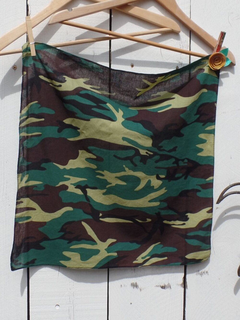 Camo Bandana Camouflage Print Scarf